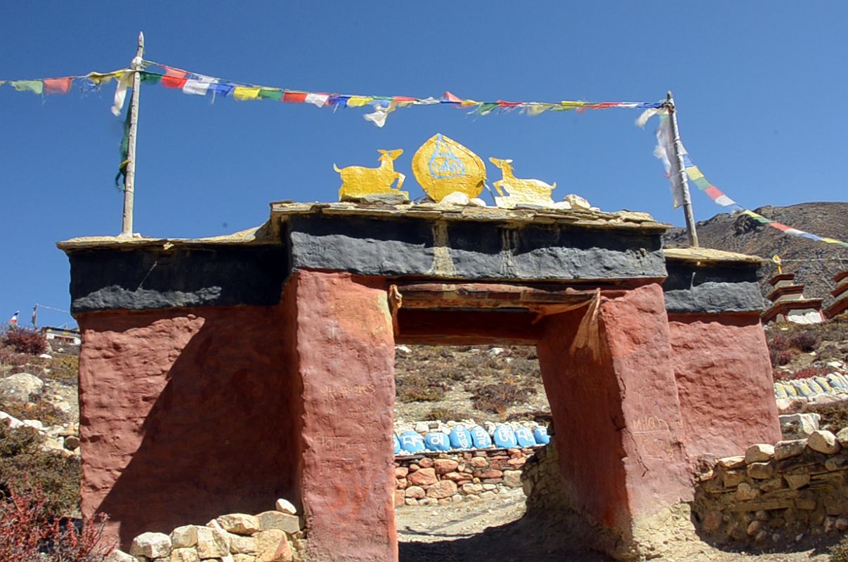 15 Entrance To Tashi Lhakhang Gompa Next To Phu Village 